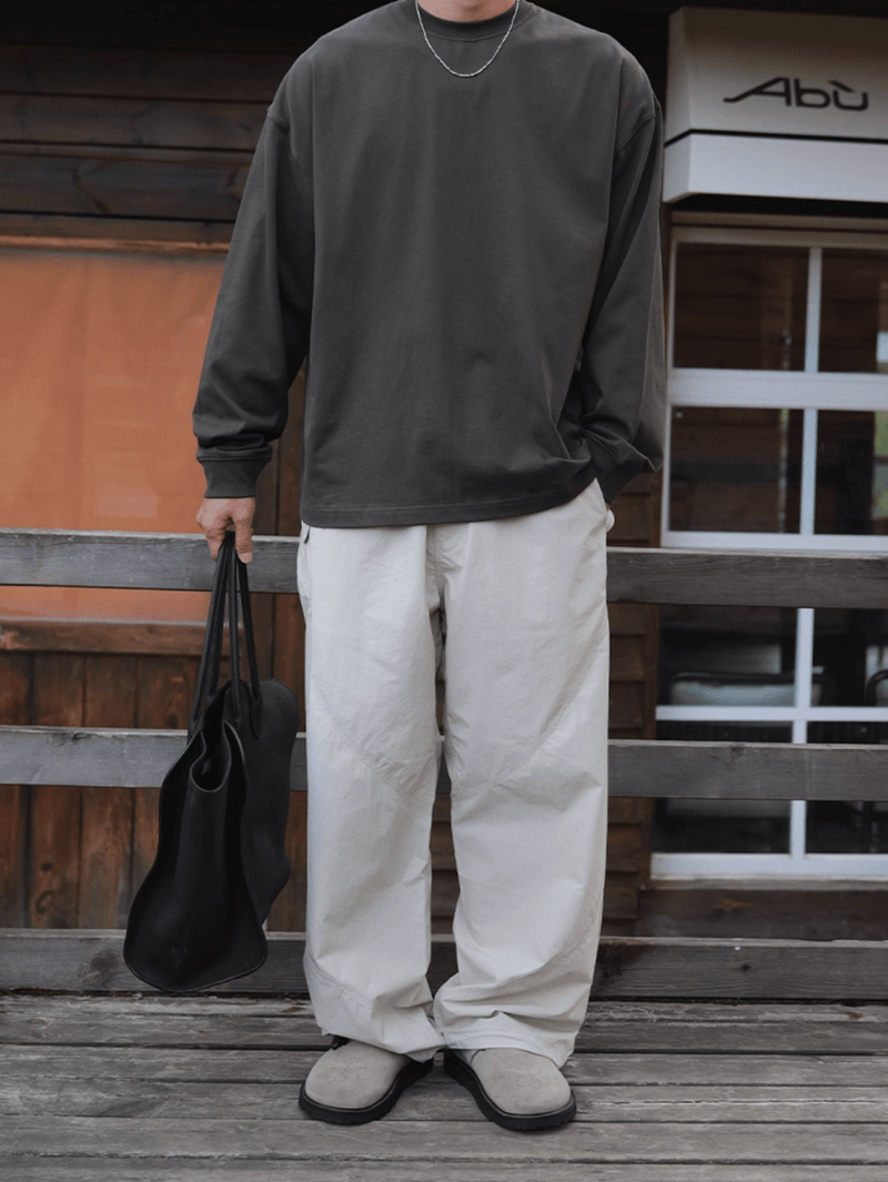 撥水加工・ドローストリングナイロンパンツ N5647 - ファッション通販NNine（ナイン）