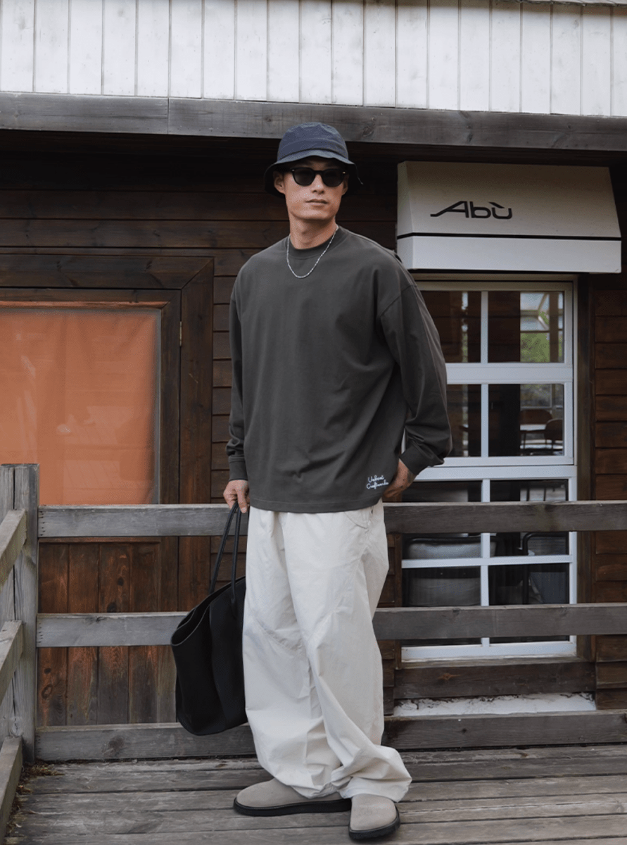 撥水加工・ドローストリングナイロンパンツ N5647 - ファッション通販NNine（ナイン）