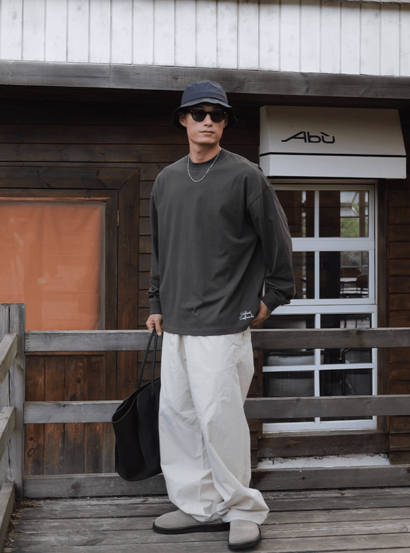 撥水加工・ドローストリングナイロンパンツ N5647 - ファッション通販NNine（ナイン）