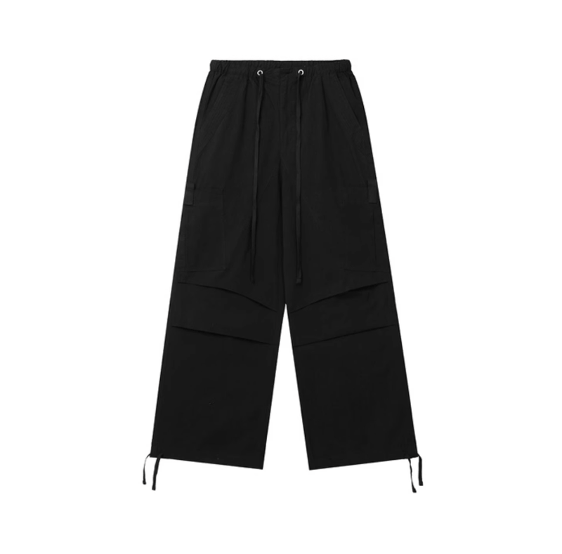裾ドローコード付き・ワイドカーゴパンツ N5667 - ファッション通販NNine（ナイン）