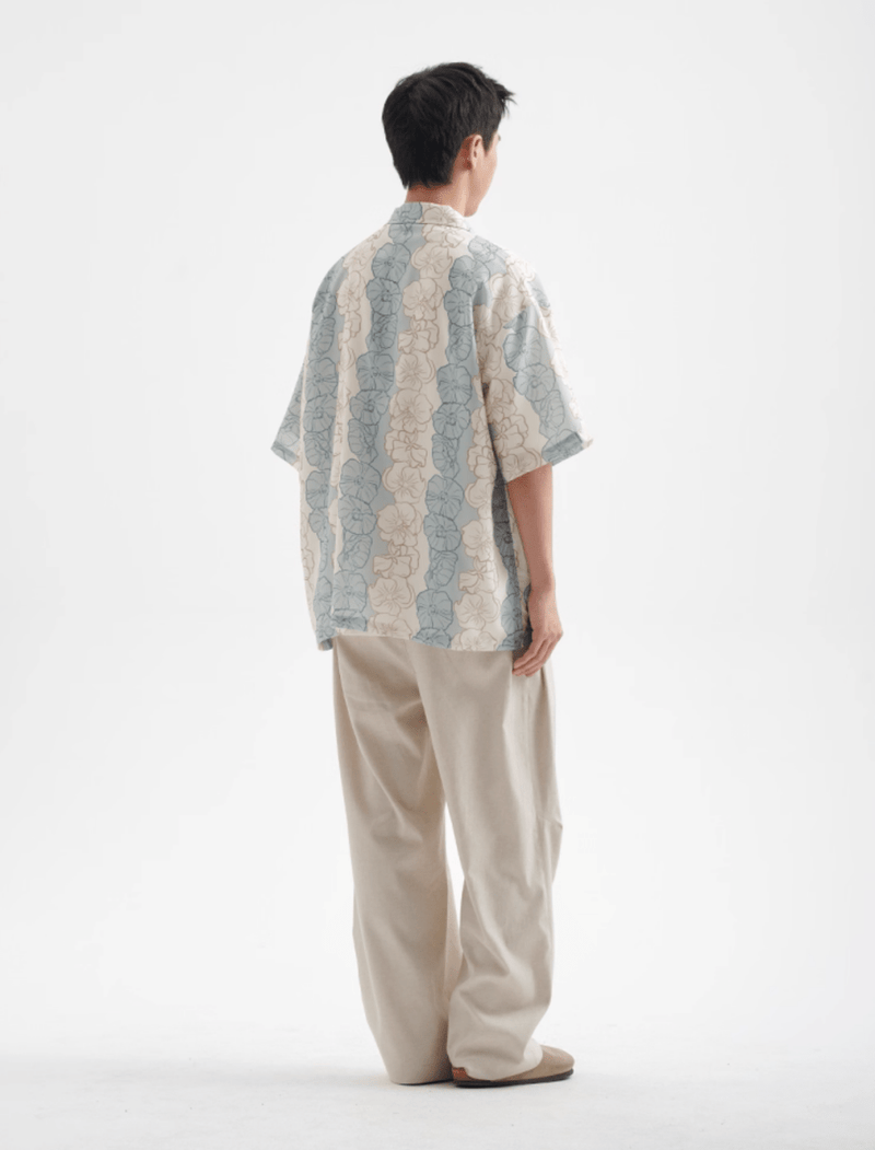 リネンブレンド・ツータックワイドパンツ N5678 - ファッション通販NNine（ナイン）