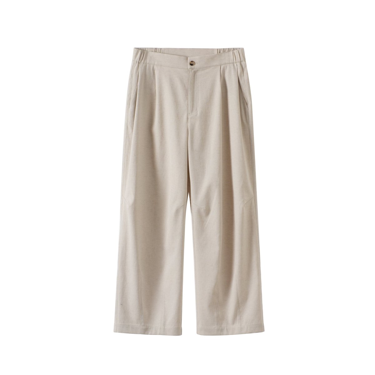 リネンブレンド・ツータックワイドパンツ N5678 - ファッション通販NNine（ナイン）