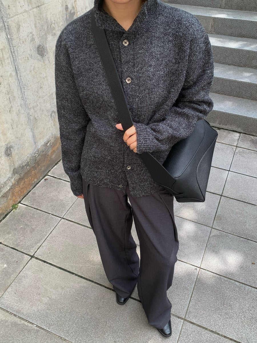 ロールネック・ショートニットジャケット N6049 - ファッション通販NNine（ナイン）