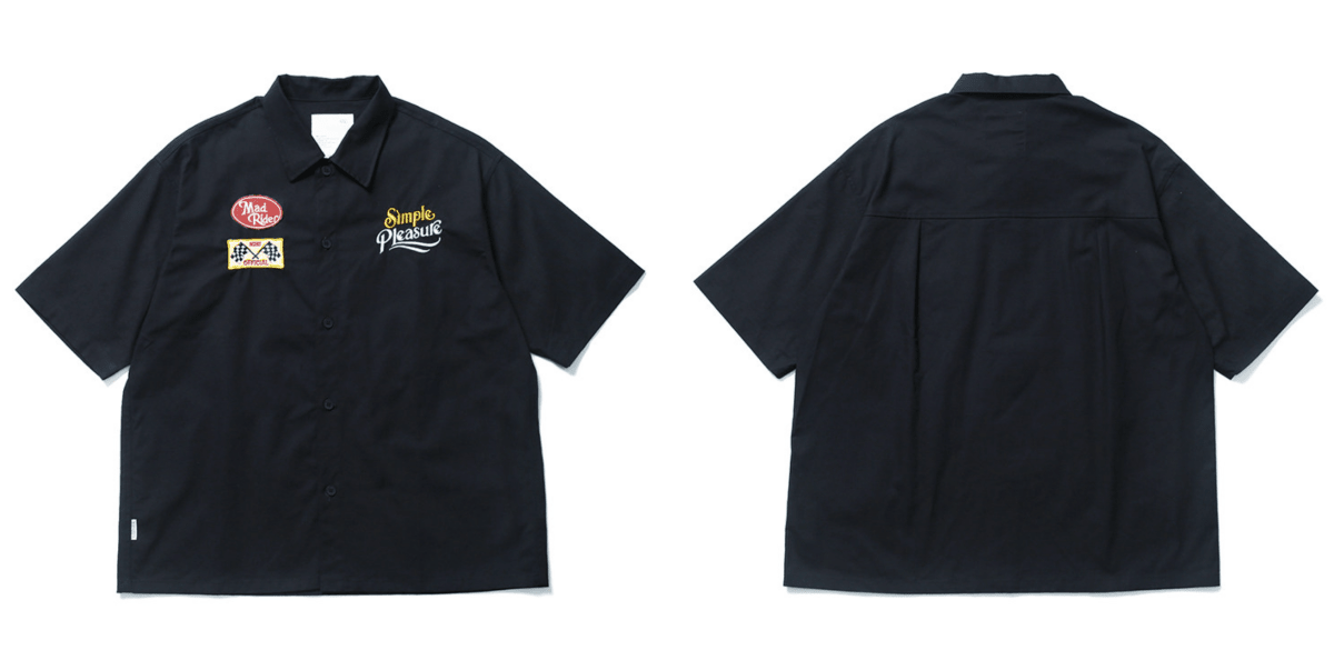 スラブコットン ワッペン レーシングシャツ N7100 - ファッション通販NNine（ナイン）