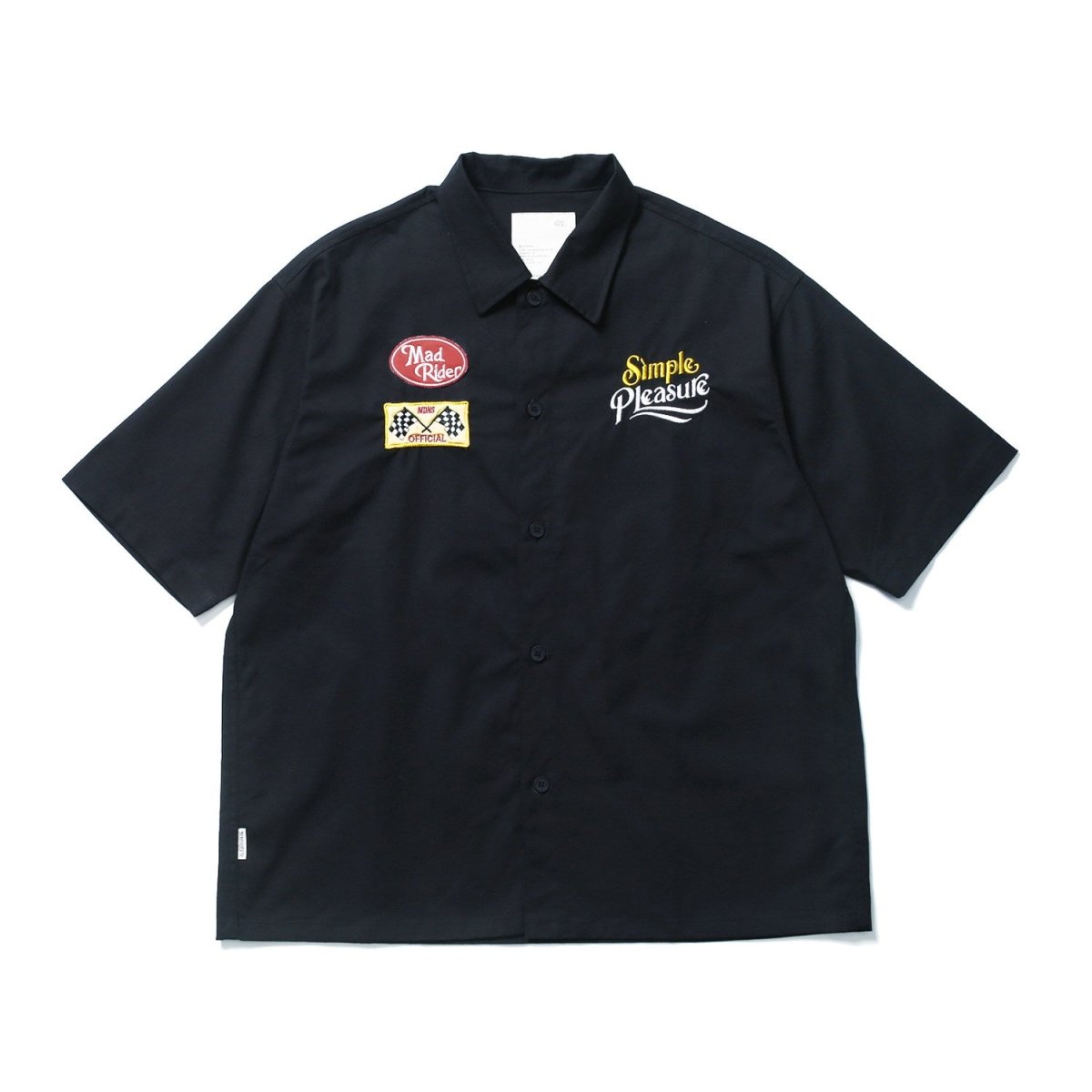 スラブコットン ワッペン レーシングシャツ N7100 - ファッション通販NNine（ナイン）