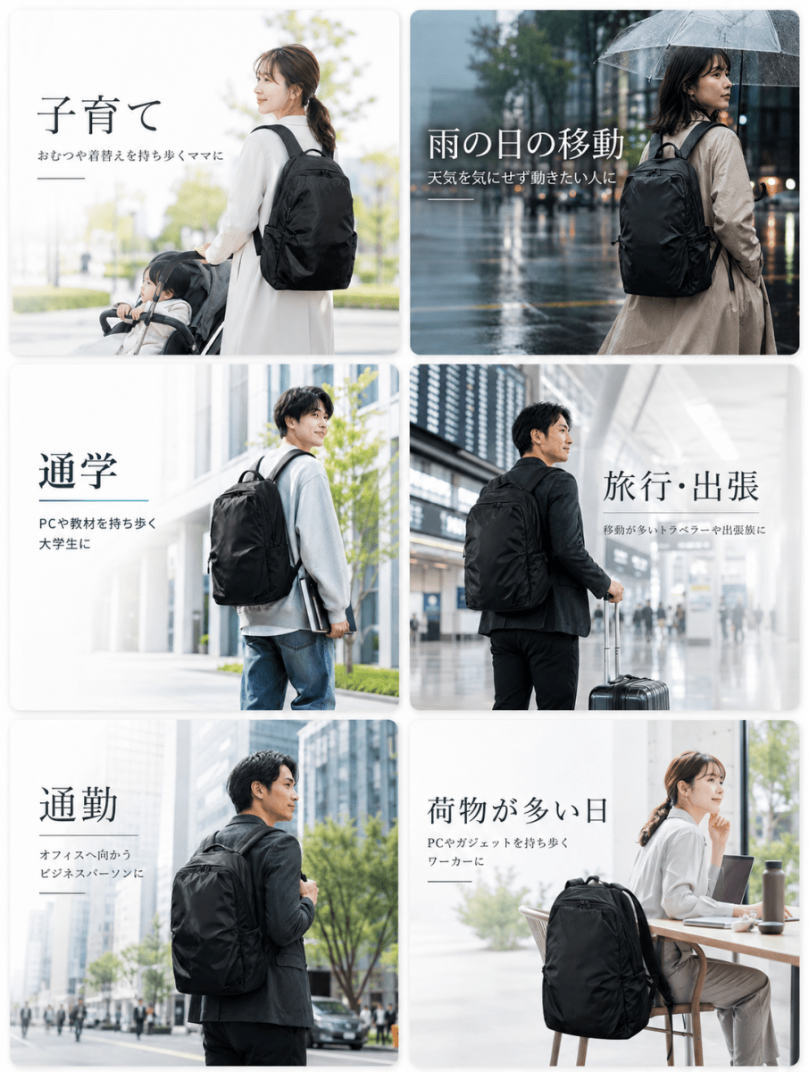 【NNine SELECT】【即納】KACHIKA マルチファンクション バックパック [2025年大阪・関西万博出展モデル] - ファッション通販NNine（ナイン）