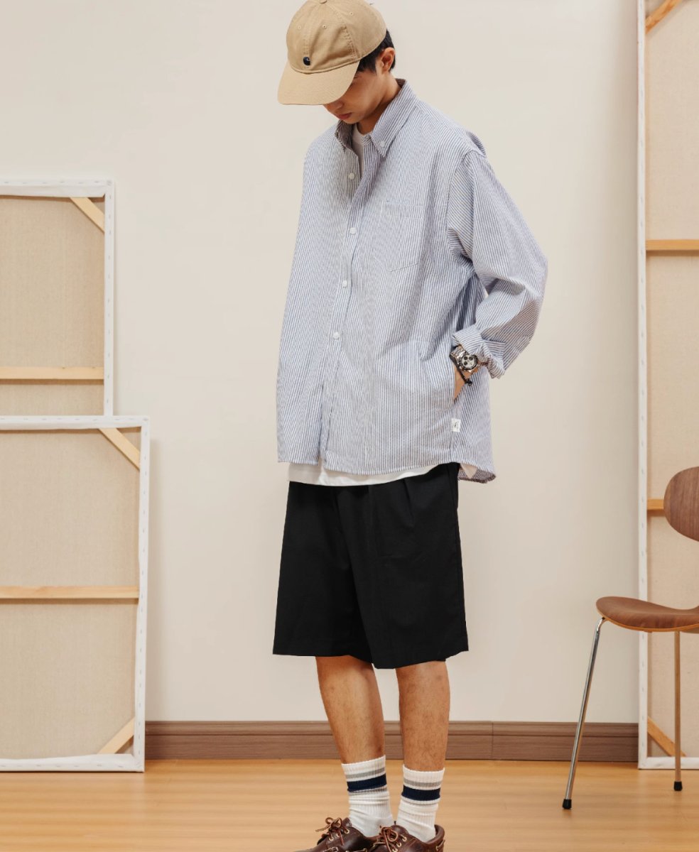 non-iron striped shirt N3455 - NNine