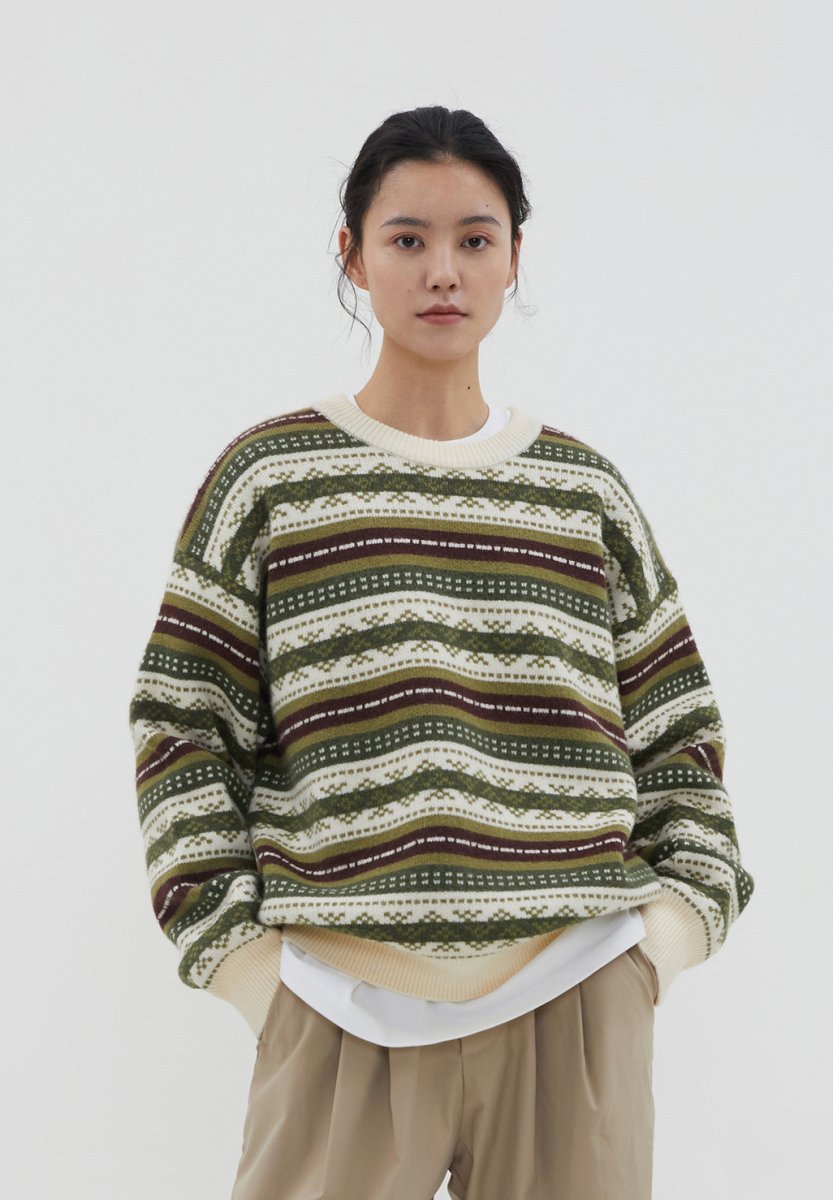 nordic border sweater N4682 - NNine