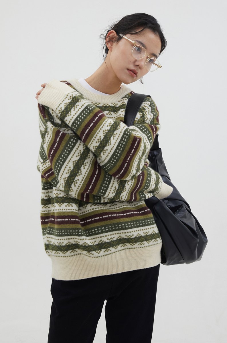 nordic border sweater N4682 - NNine