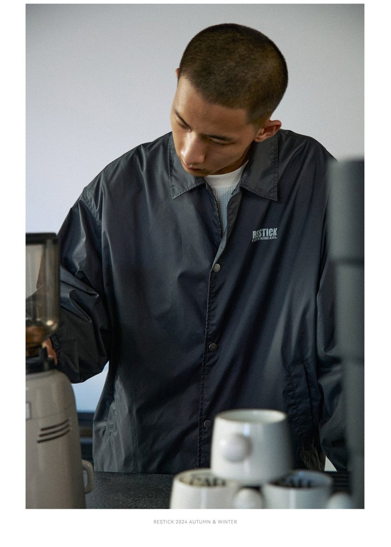 【機能性ウェア 軽量 撥水】nylon coach jacket N4135 - ファッション通販 NNine(ナイン)