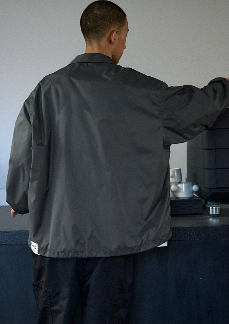 【機能性ウェア 軽量 撥水】nylon coach jacket N4135 - ファッション通販 NNine(ナイン)