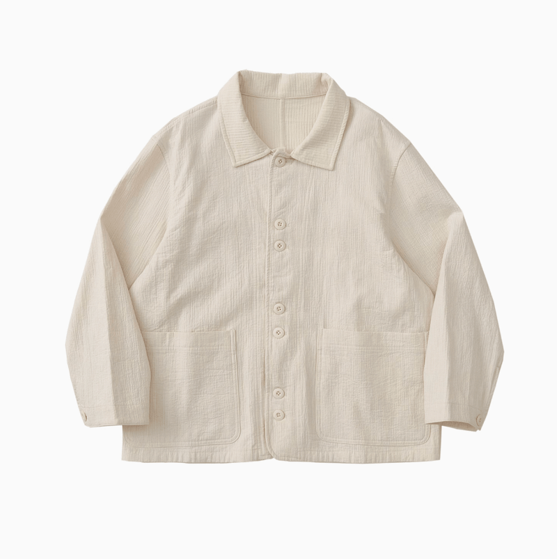 【通気性◎シアーサッカー】off white jacket N5129 - ファッション通販 NNine(ナイン)