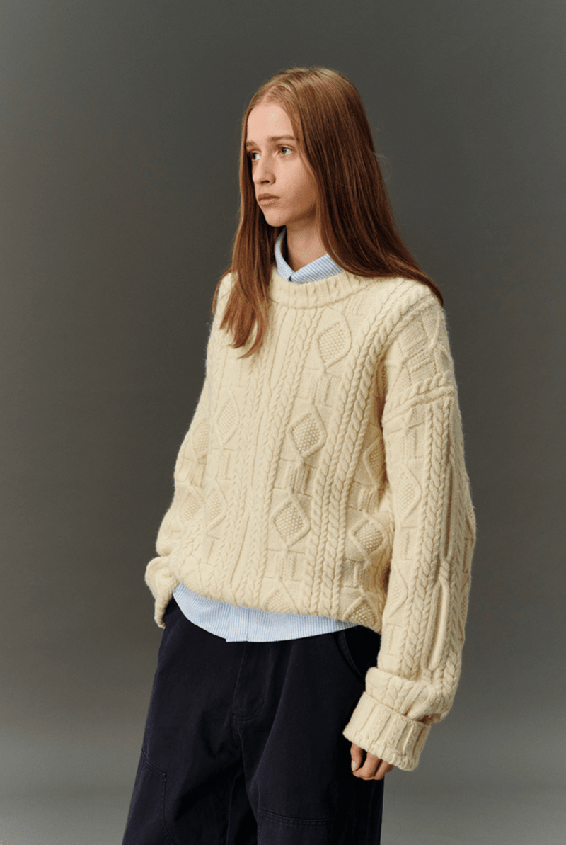 off white knit sweater N4828 - NNine