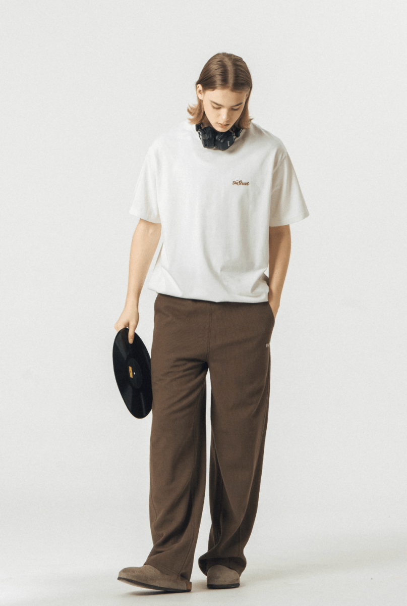 One point logo sweatpants N5203 - ファッション通販 NNine(ナイン)