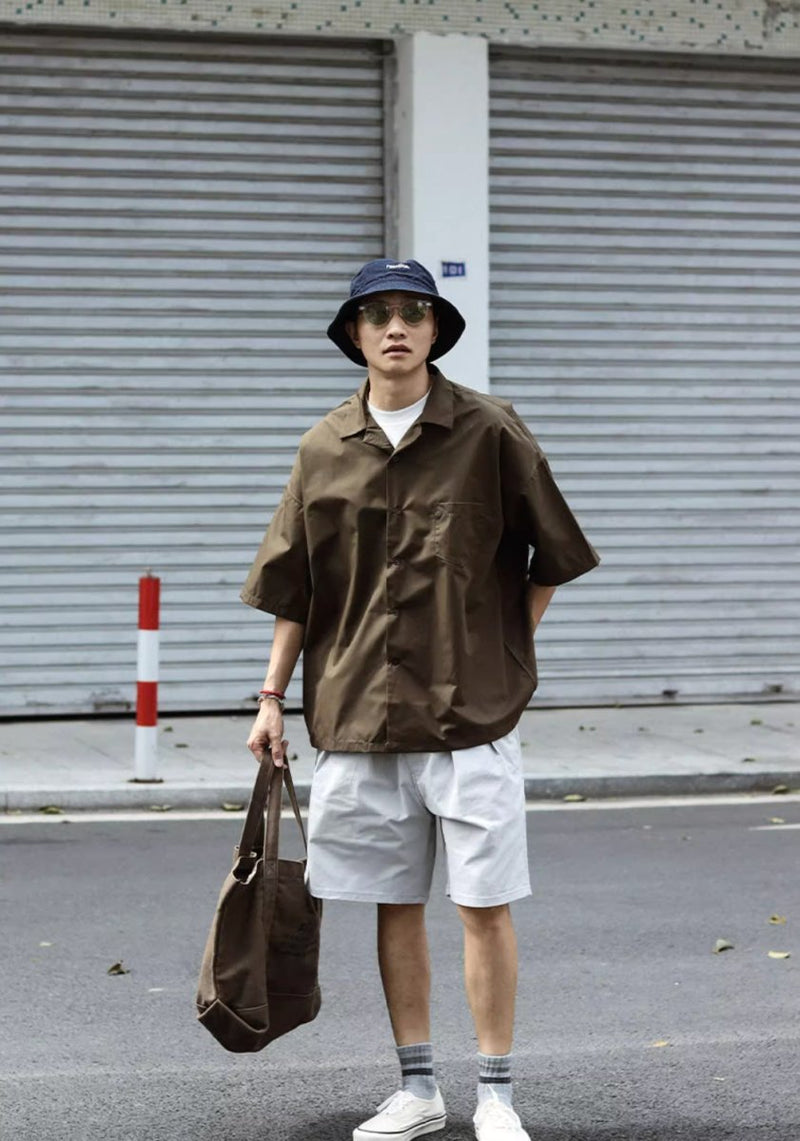 open collar shirt / キューバシャツ N3890 - NNine
