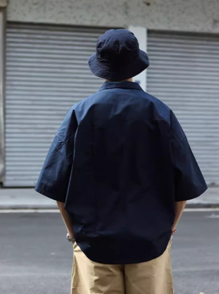 open collar shirt / キューバシャツ N3890 - NNine