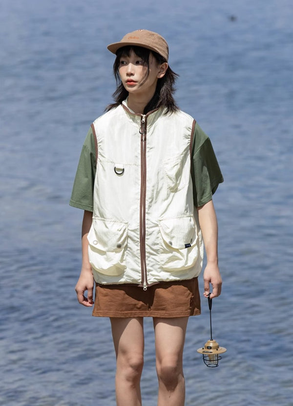 outdoor work vest / ナイロンベスト N3860 - NNine