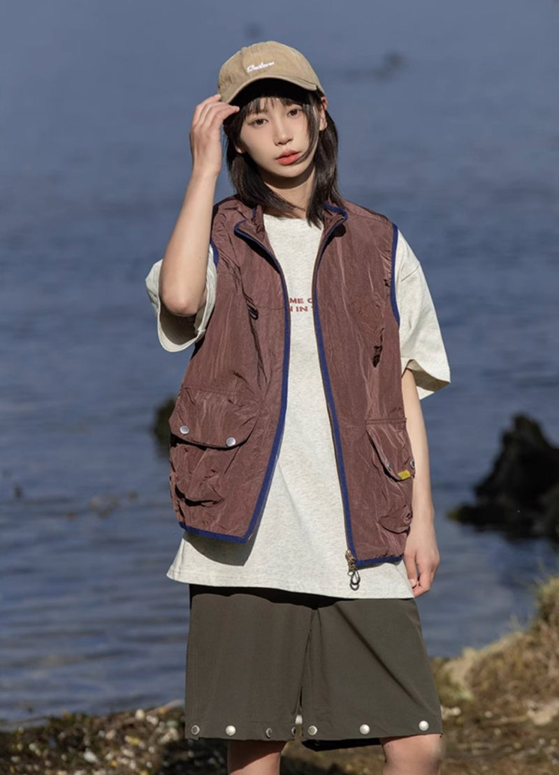 outdoor work vest / ナイロンベスト N3860 - NNine