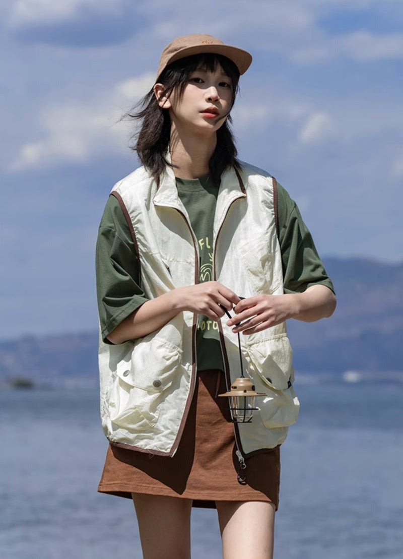 outdoor work vest / ナイロンベスト N3860 - NNine