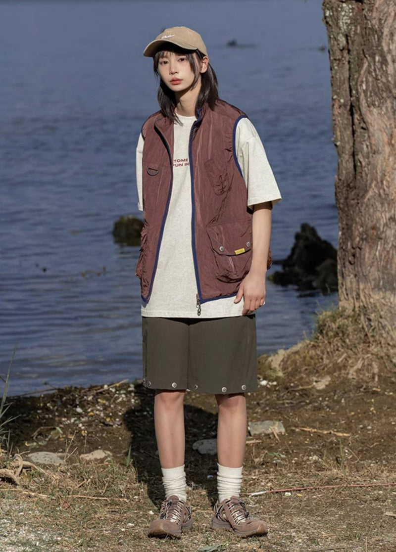 outdoor work vest / ナイロンベスト N3860 - NNine