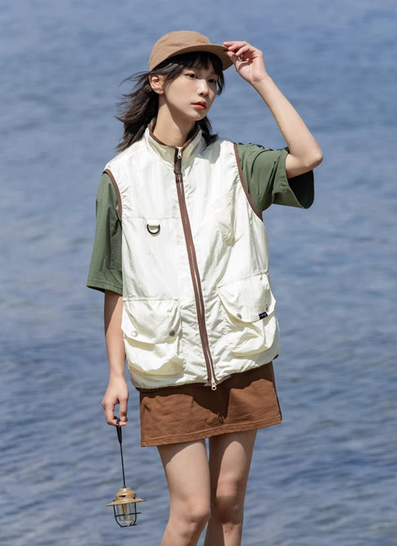 outdoor work vest / ナイロンベスト N3860 - NNine