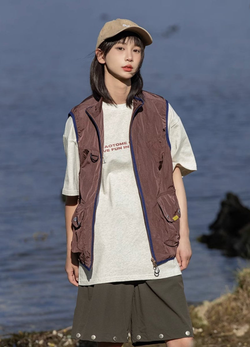 outdoor work vest / ナイロンベスト N3860 - NNine