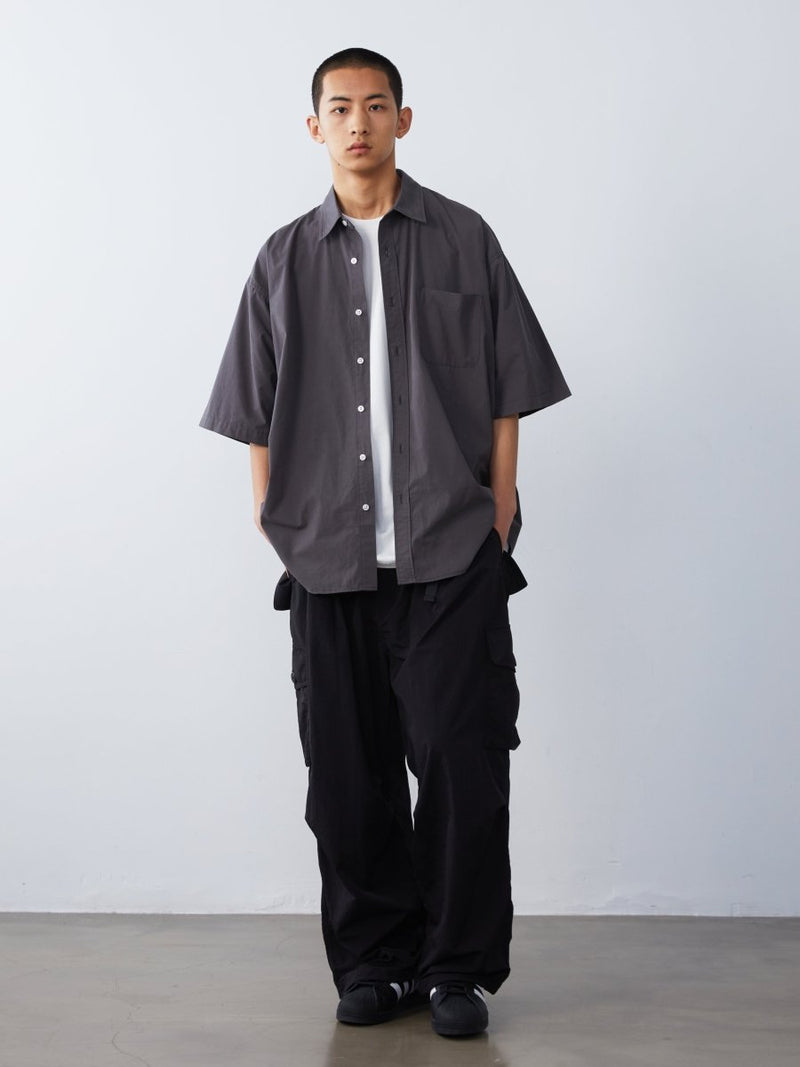 oversized short sleeve shirt / ビッグシルエットシャツ N3600 - NNine