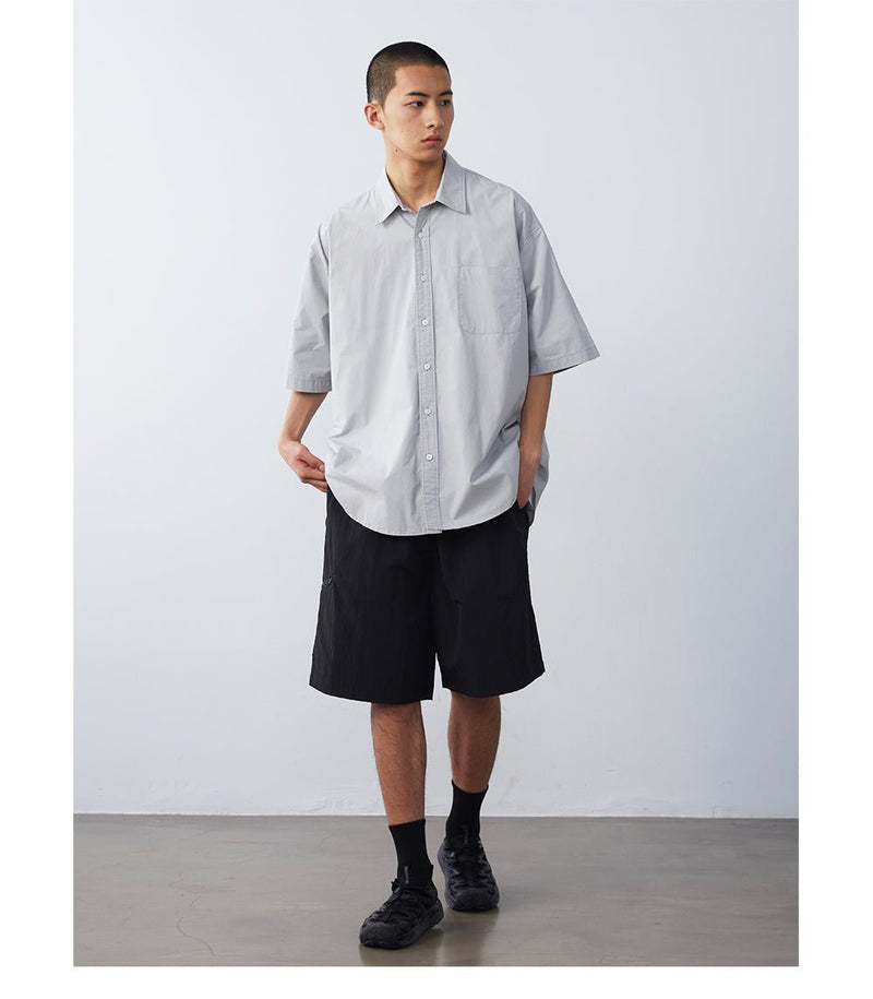 oversized short sleeve shirt / ビッグシルエットシャツ N3600 - NNine