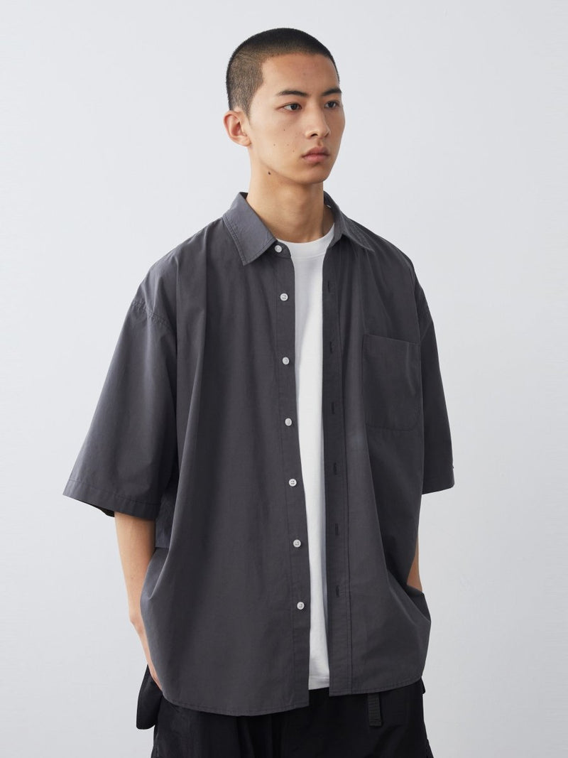 oversized short sleeve shirt / ビッグシルエットシャツ N3600 - NNine