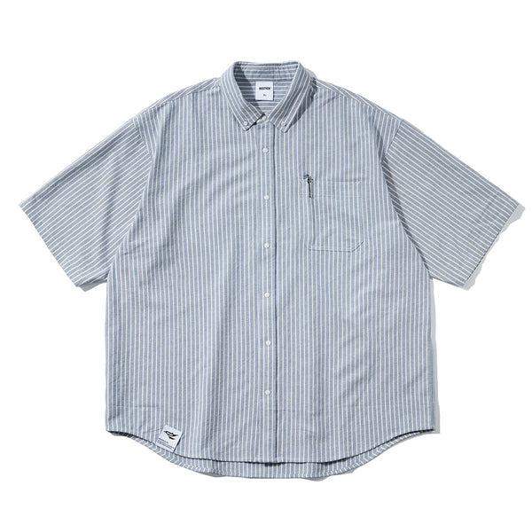 oxford striped shirt / オックスフォード生地シャツ N3811 - NNine