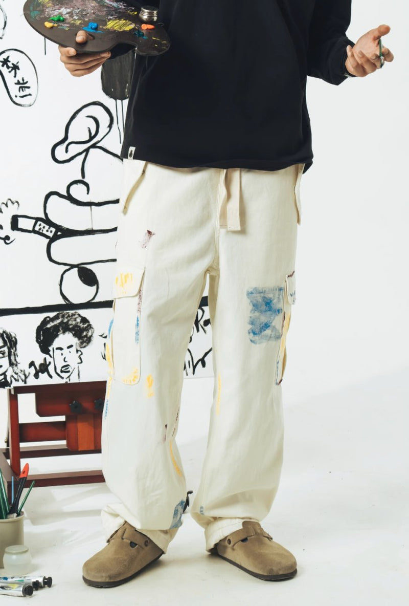 paint casual pants N4035 - NNine