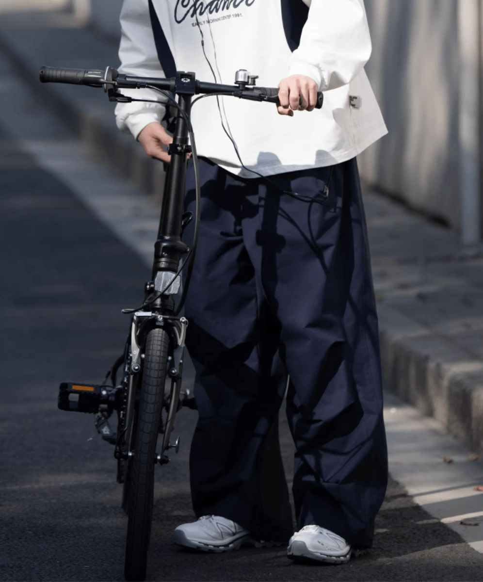 Water repellent parachute pants N5114