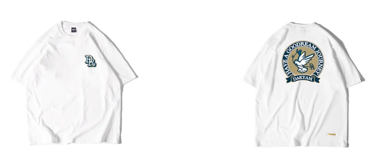 Peace Bird Back Print T - shirt N3996 - NNine