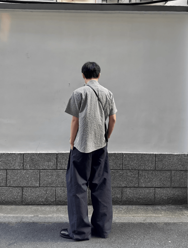 ポケットチェックシャツ 混紡素材 / Pocket Check Shirt N5519 - ファッション通販NNine（ナイン）