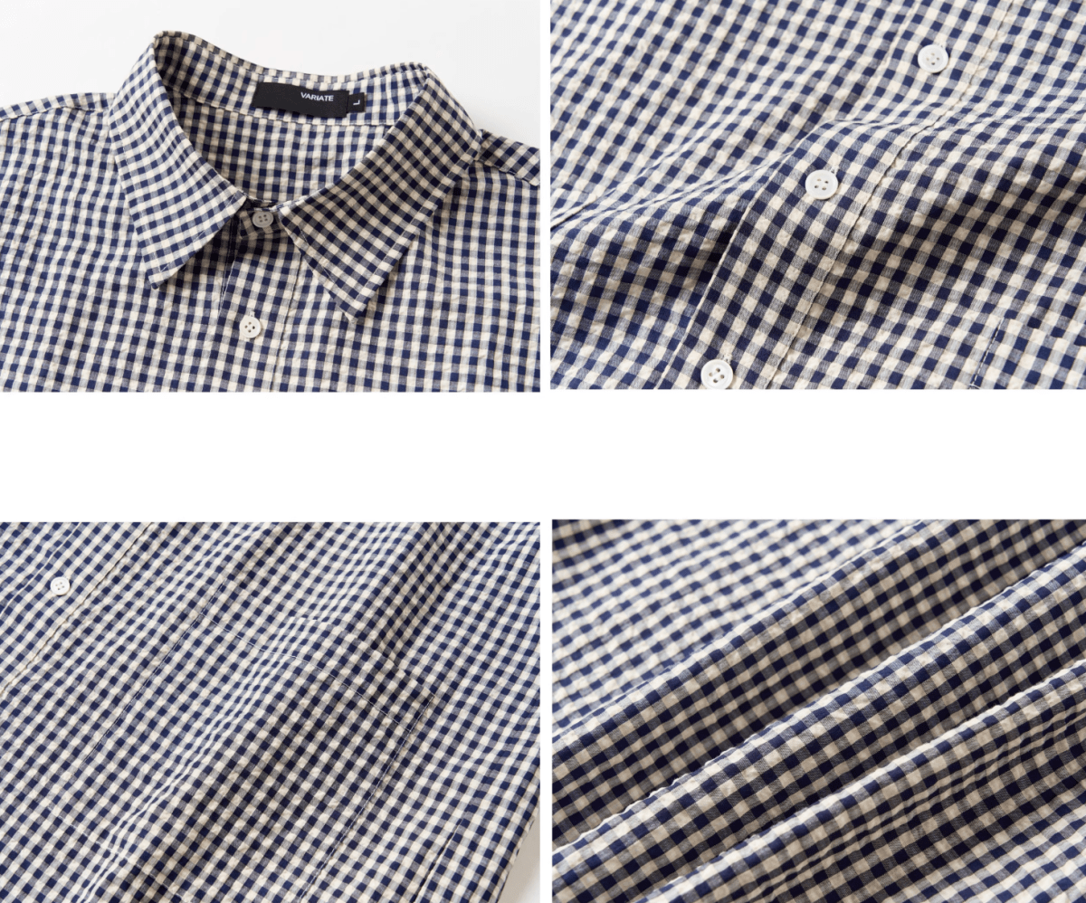 ポケットチェックシャツ 混紡素材 / Pocket Check Shirt N5519 - ファッション通販NNine（ナイン）
