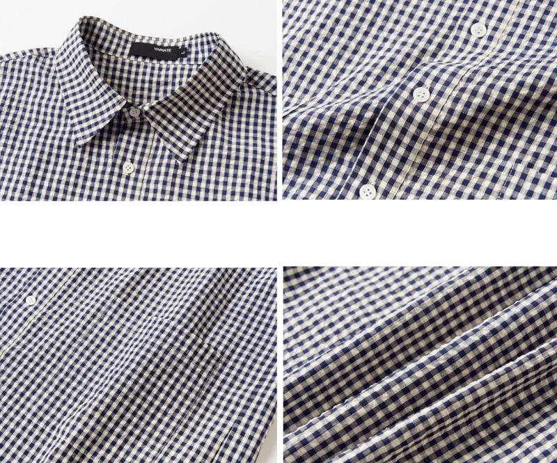 ポケットチェックシャツ 混紡素材 / Pocket Check Shirt N5519 - ファッション通販NNine（ナイン）