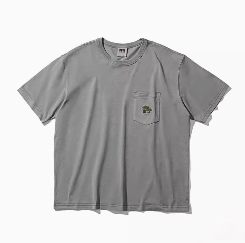 【サスティナブルウェア】pocket embroidery t - shirt N3898 - NNine