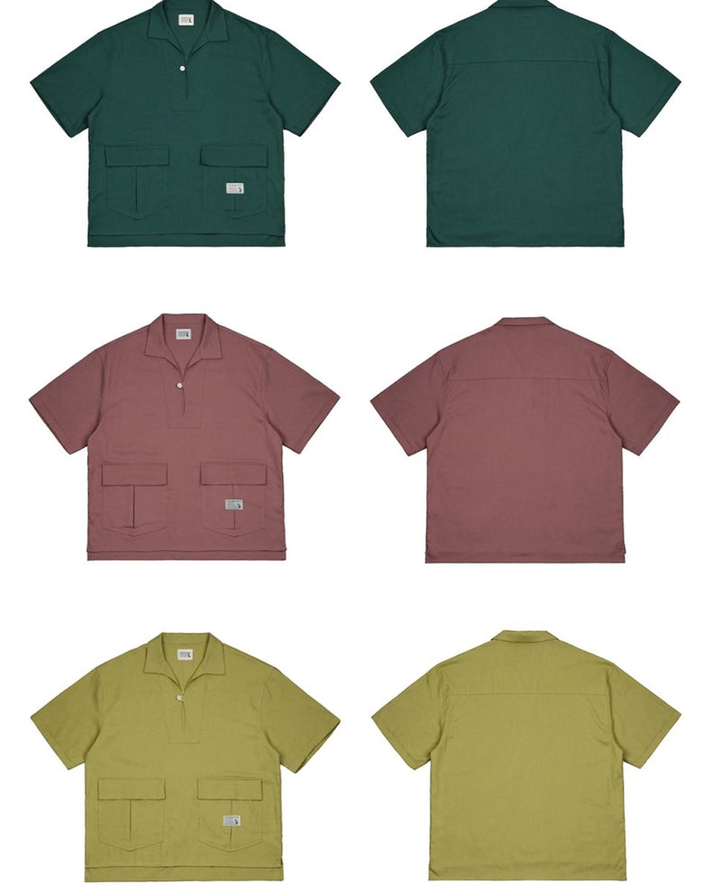pocket pullover shirt / フィールドポケット付き半袖シャツ N3882 - NNine