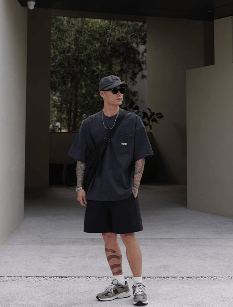 pocket short sleeve t-shirt N5148 - ファッション通販 NNine(ナイン)