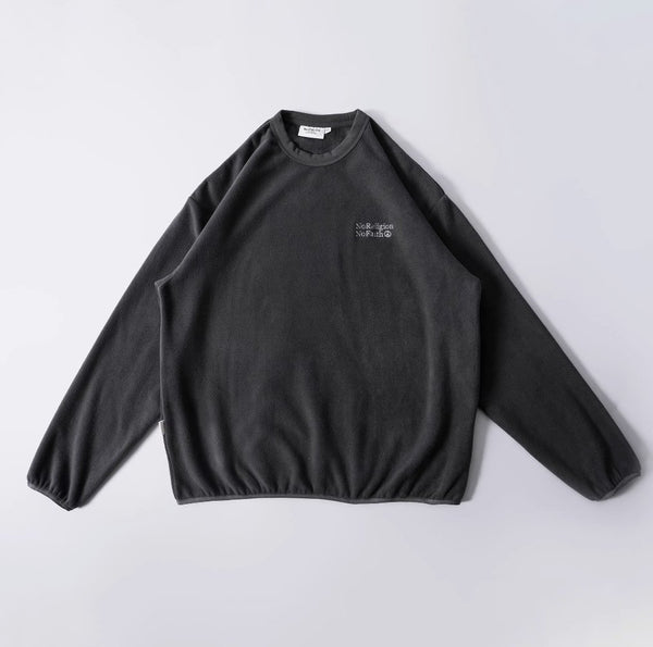 polar fleece sweatshirt / 裾絞りフリーススウェット N4537 - NNine