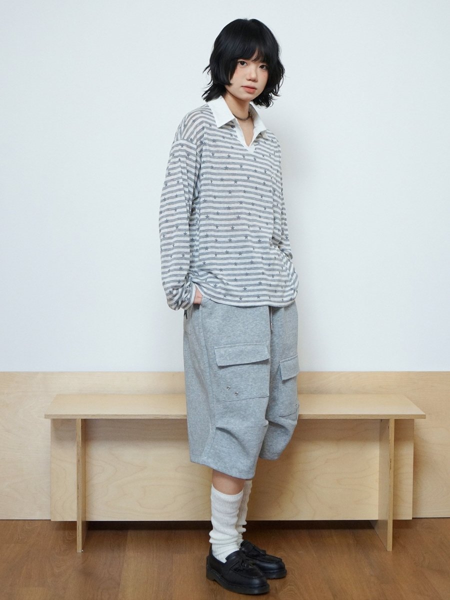スターストライプ POLOロンT　N6786 - ファッション通販NNine（ナイン）