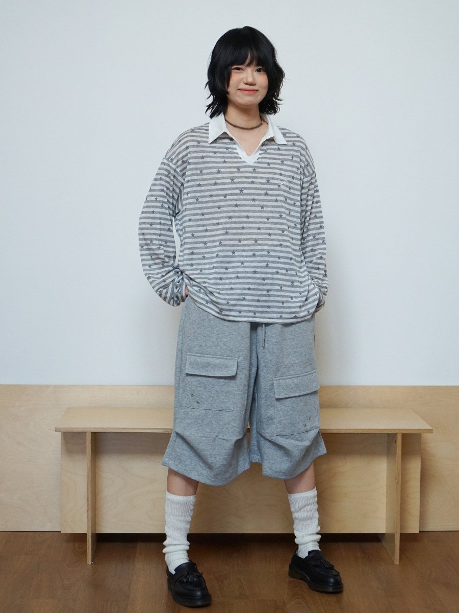 スターストライプ POLOロンT　N6786 - ファッション通販NNine（ナイン）