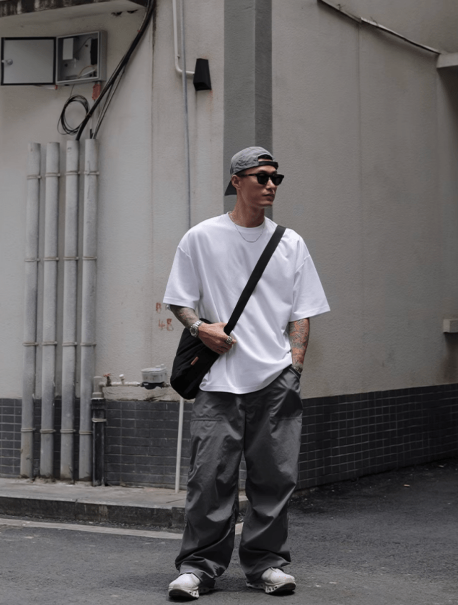Premium Cotton Nylon Tee / 上質 Tシャツ 半袖 ベーシック ひんやり 透けにくい N5334 - ファッション通販 NNine(ナイン)