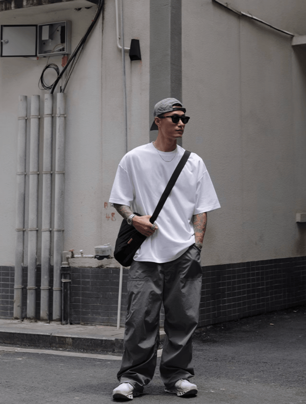 Premium Cotton Nylon Tee / 上質 Tシャツ 半袖 ベーシック ひんやり 透けにくい N5334 - ファッション通販 NNine(ナイン)