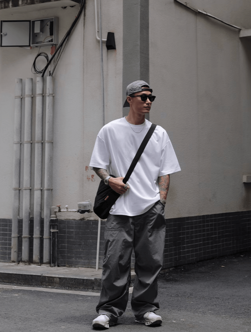 Premium Cotton Nylon Tee / 上質 Tシャツ 半袖 ベーシック ひんやり 透けにくい N5334 - ファッション通販 NNine(ナイン)