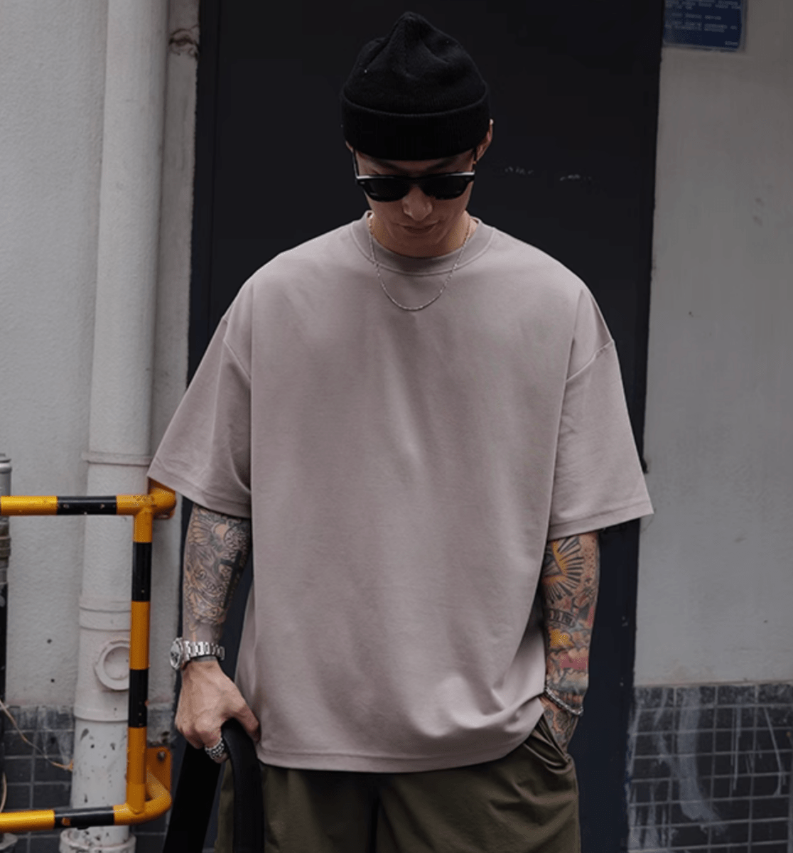 Premium Cotton Nylon Tee / 上質 Tシャツ 半袖 ベーシック ひんやり 透けにくい N5334 - ファッション通販 NNine(ナイン)