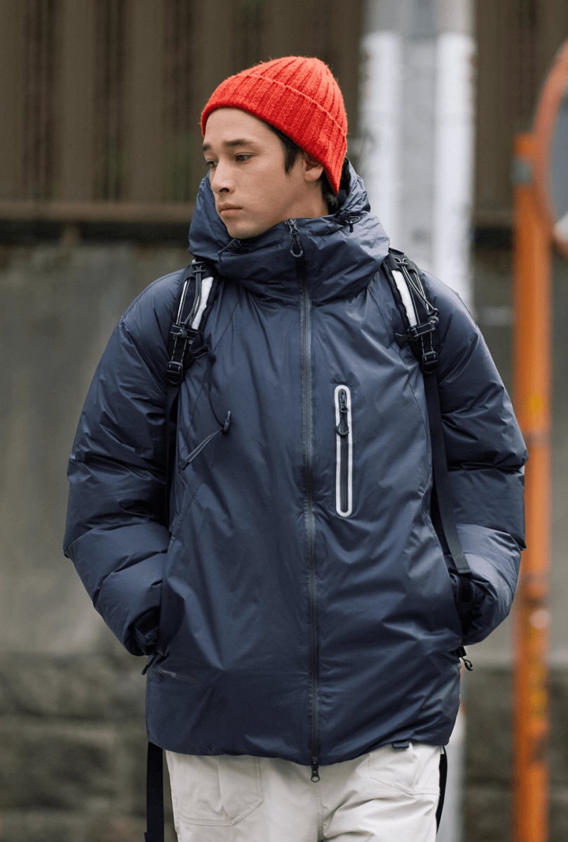 【ハイテク素材機能性】PrimaLoft cold weather down jacket N4858 - NNine