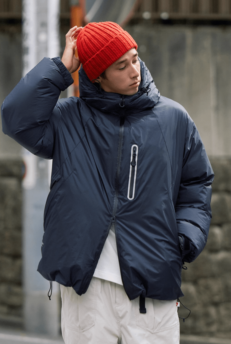 【ハイテク素材機能性】PrimaLoft cold weather down jacket N4858 - NNine