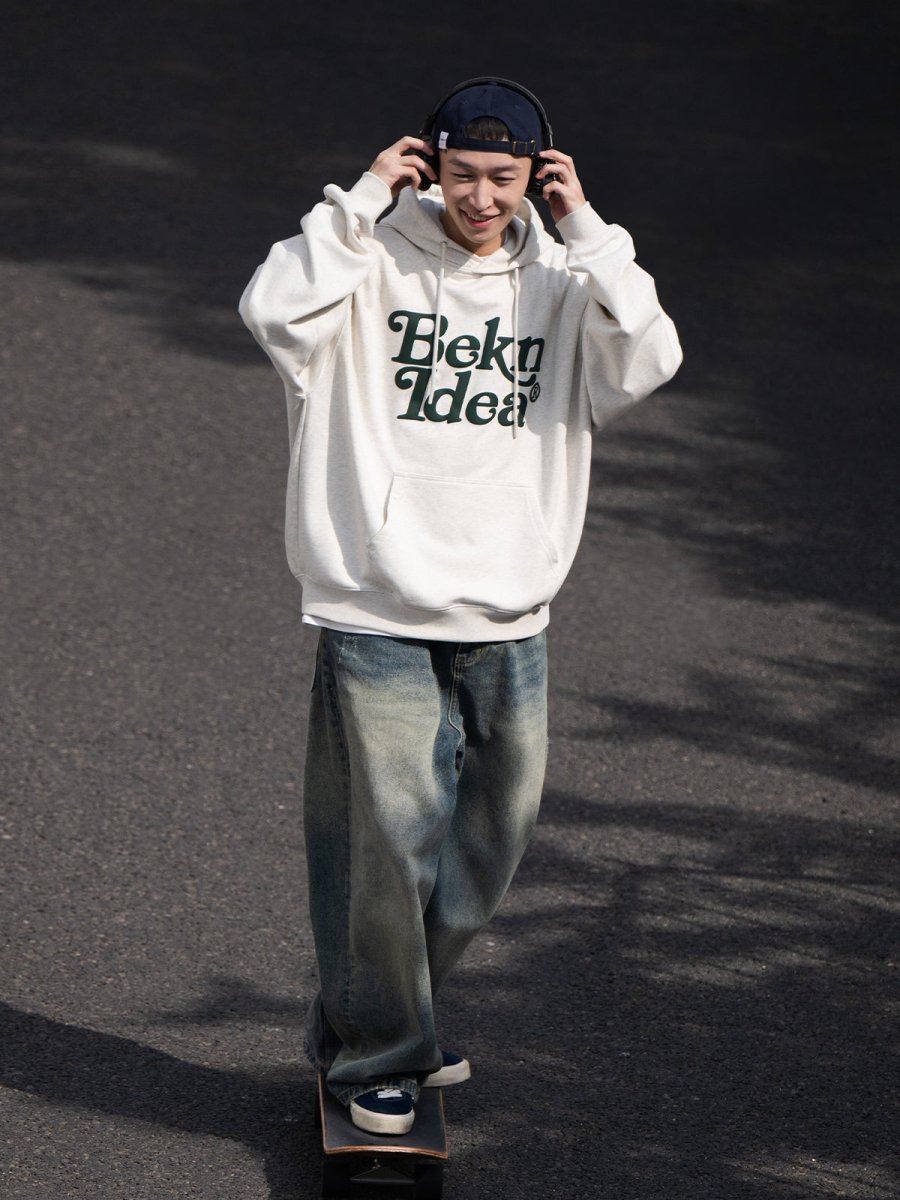 Print pullover hoody N2577 - NNine