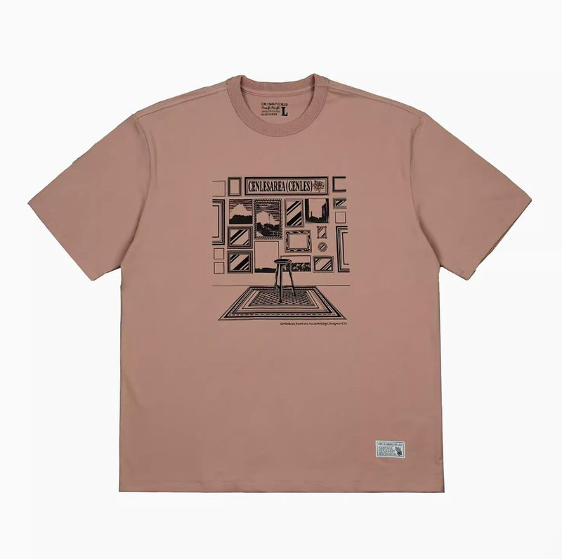 printed t - shirt / アートインスパイアドプリントTシャツ N3871 - NNine